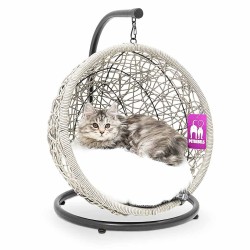 PetRebels House of Heaven Paris 47 lit gris pour chats