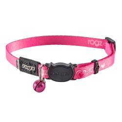rogz Kiddycat collier rose pour chats