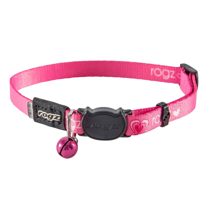 rogz Kiddycat collier rose pour chats
