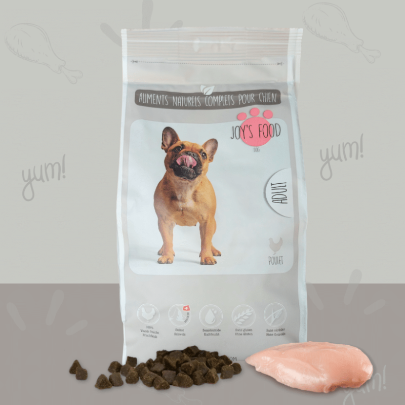 Joy's Food Croquettes semi-humides Poulet frais pour chiens