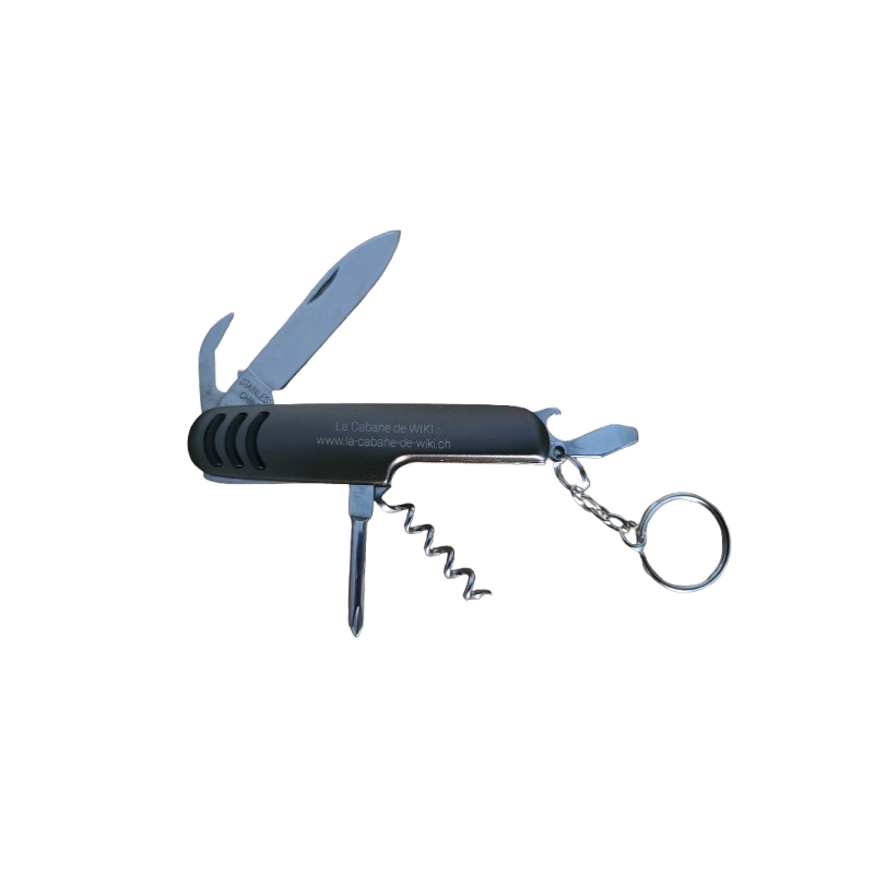 Couteau et porte clé de poche