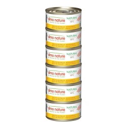 Almo Nature Multipack avec filet de poulet aliment humide pour chats 70 g