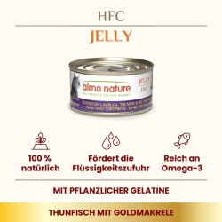 Almo Nature HFC Jelly Thon avec Dorade Coryphène aliment humide pour chats