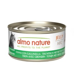 Almo Nature HFC Jelly Thon avec Grondin Rouge aliment humide pour chats