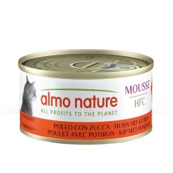 Almo Nature HFC Mousse poulet avec potiron aliment humide pour chats
