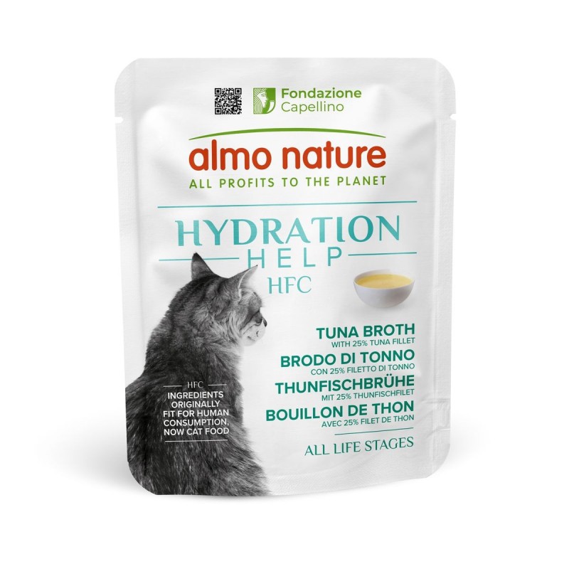 Almo Nature HFC Hydration avec thon et bouillon aliment humide pour chats