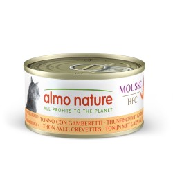 Almo Nature HFC Mousse thon et crevettes aliment humide pour chats