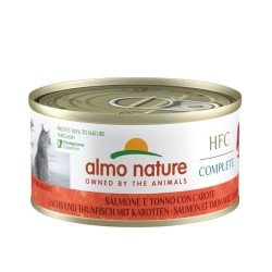 Almo Nature HFC Complete saumon et thon avec carottes aliment humide pour chats