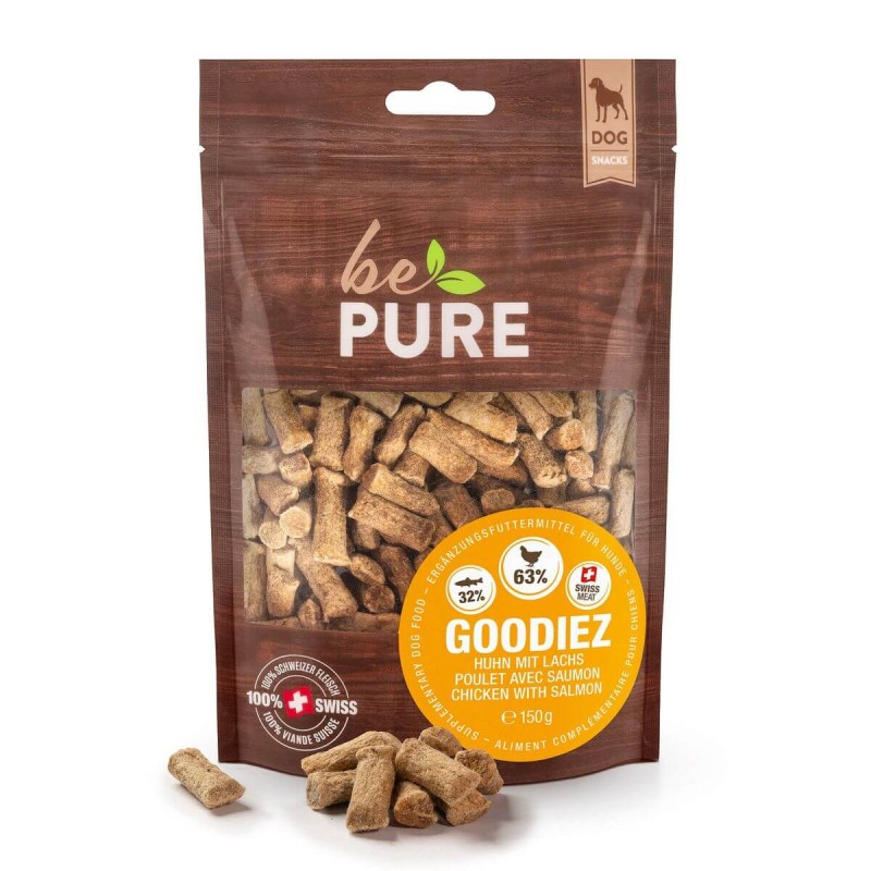 bePure Goodiez au poulet et saumon pour chiens