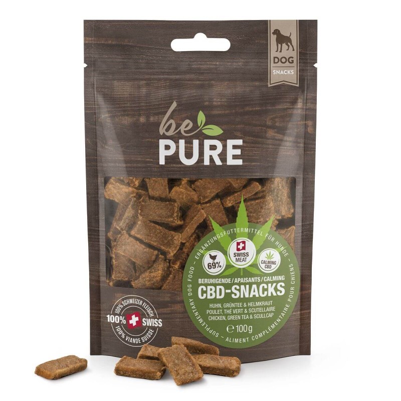 bePure Friandises CBD pour chiens avec poulet