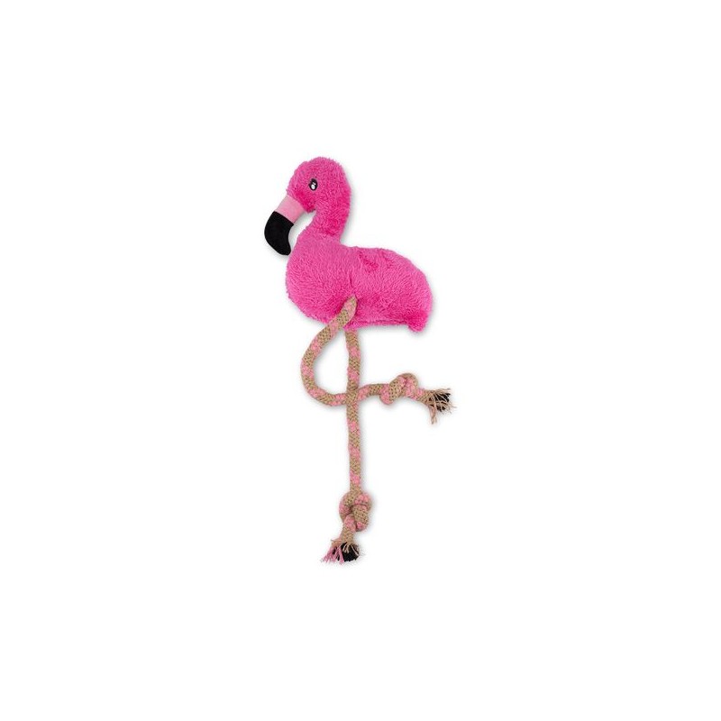 Beco Pets Hemp Rope Flamingo jouet pour chiens
