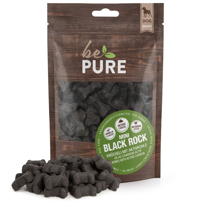 bePure Black Rock Os au charbon actif pour chiens