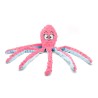 Peluche pieuvre rose Bublimex pour chiens