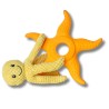 KIWI OCTOPUS & STARFISH JAUNE pour chien