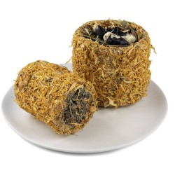 PUUR Pause Tube de fleurs, herbes jaunes