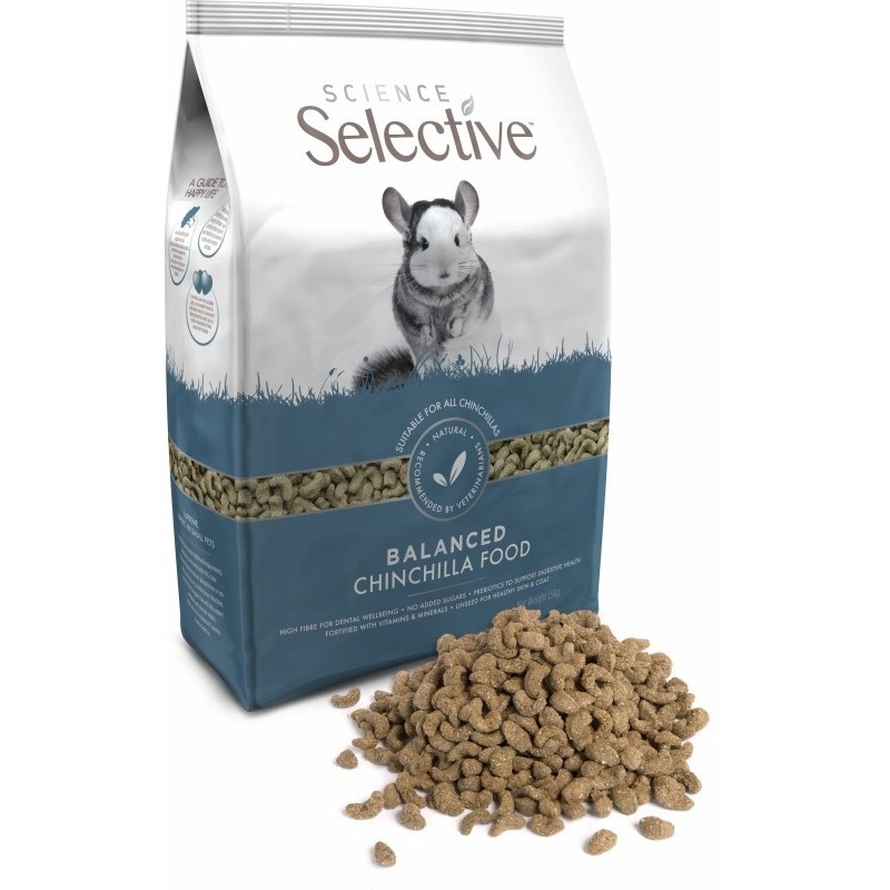 Science Selective Chinchilla Food granulés pour chinchilla