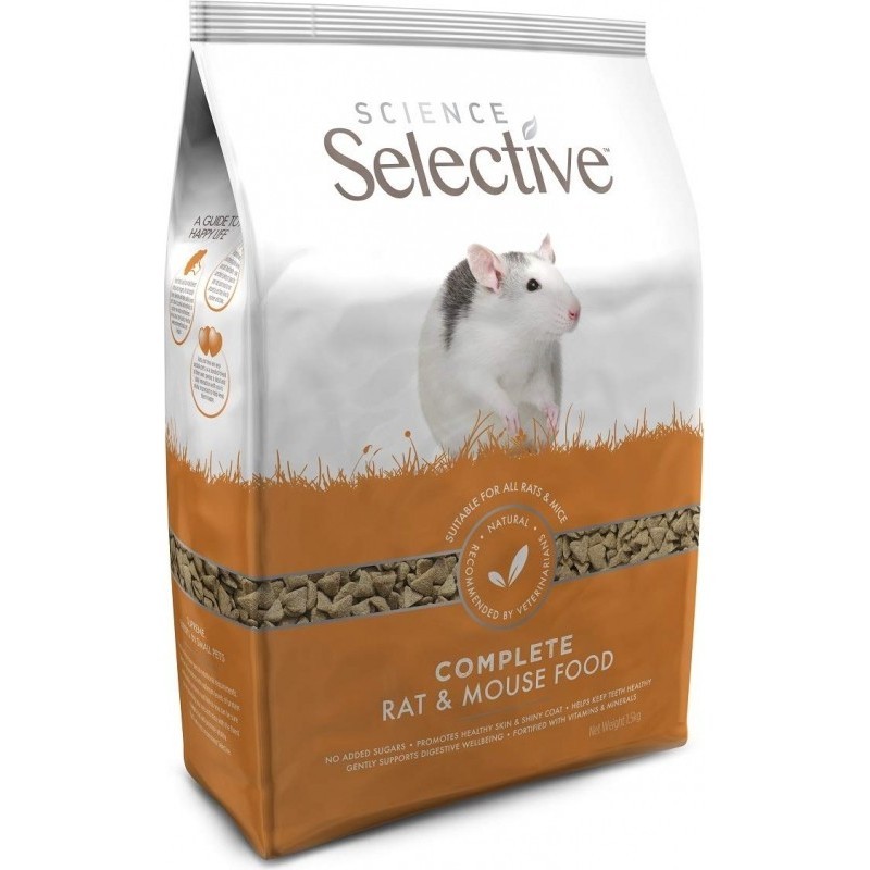 Science Selective Rat & Mouse Food granulés pour rats et souris