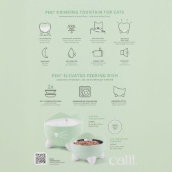 Catit Pixi Fountain Combo Kit distributeur vert pour chats