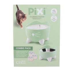Catit Pixi Fountain Combo Kit distributeur vert pour chats
