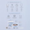 Catit Pixi Fountain Combo Kit distributeur bleu pour chats