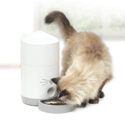 Catit Pixi Distributeur automatique de nourriture intelligent blanc pour chats