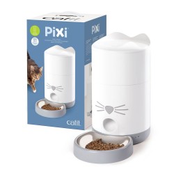 Catit Pixi Distributeur automatique de nourriture intelligent blanc pour chats